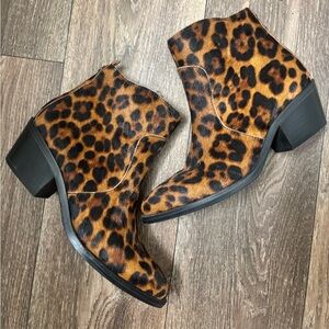 Patricia Nash Women's Suzanna Haircalf Ankle Western Boot sz 6